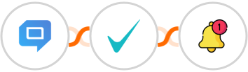 HelpCrunch + EmailListVerify + Push by Techulus Integration